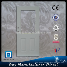 Fangda pre-cut out forge colored glass door